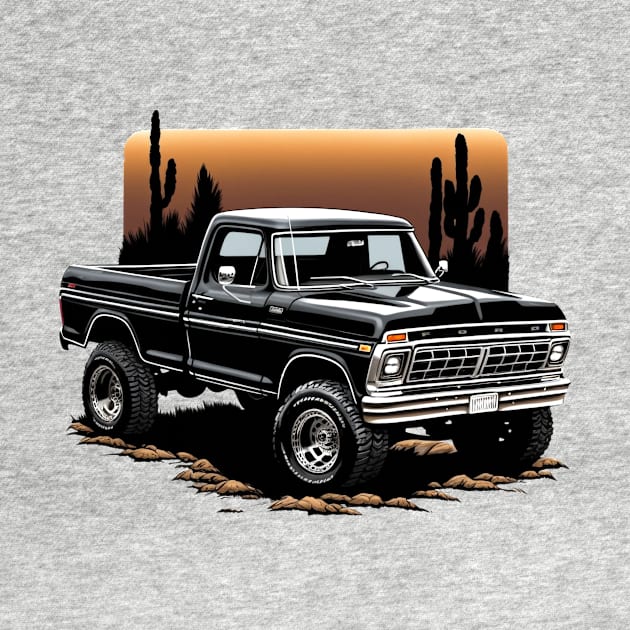 Ford Truck Vintage Highboy Desert Design by Kid Relic